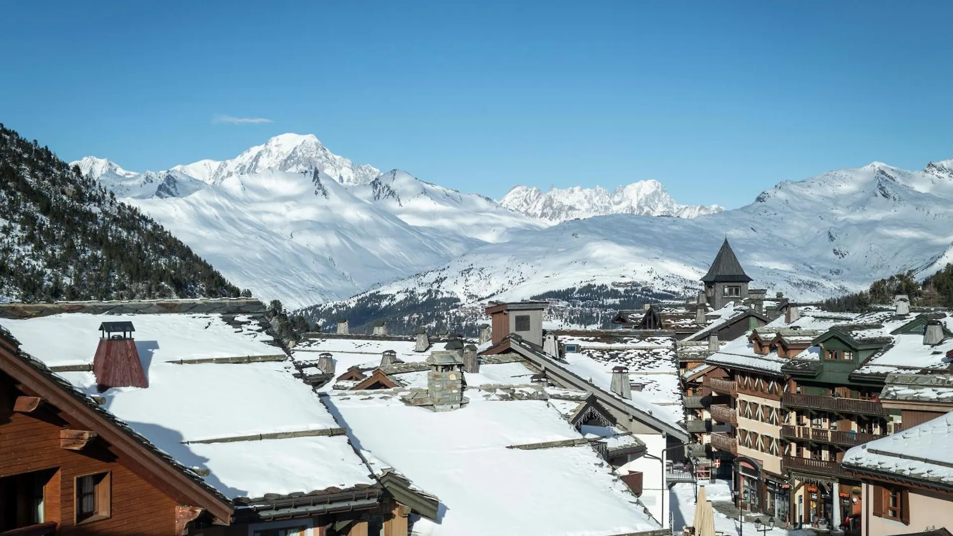 شقة Appt Renove, 6 Personnes Arc 1950 Vue Exceptionnelle Montblanc, Sauna, Hammam, Piscine Int Et Ext Les Arcs