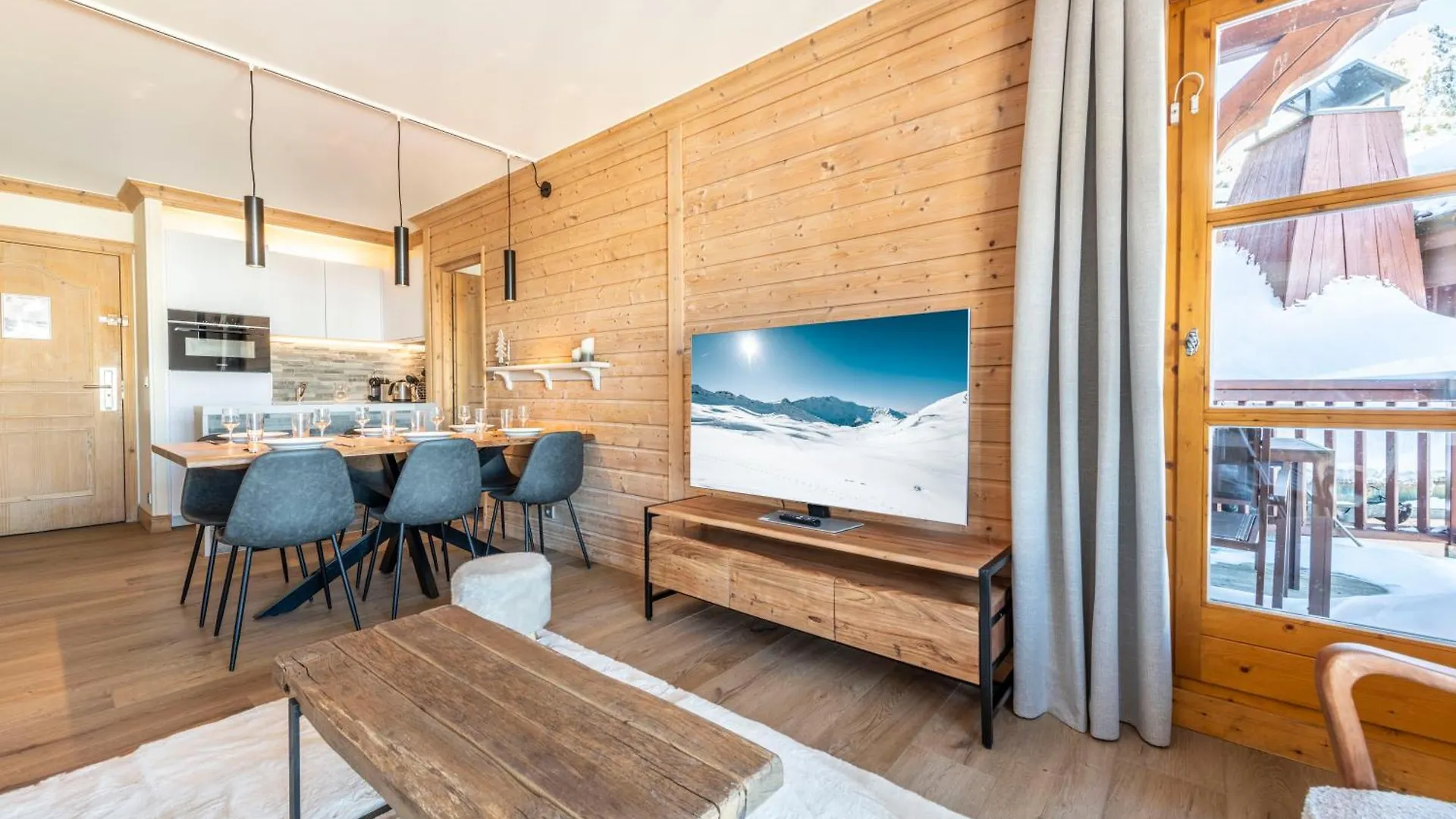 Appt Renove, 6 Personnes Arc 1950 Vue Exceptionnelle Montblanc, Sauna, Hammam, Piscine Int Et Ext Les Arcs  شقة Les Arcs (Savoie)